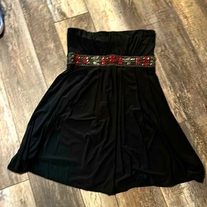 White House/Black Market sz12 strapless party dress